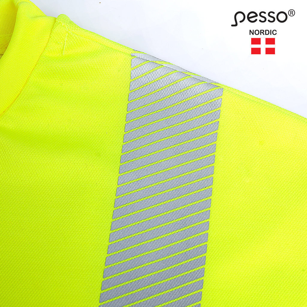 T-särk Pesso HVMCOT HI-VIS, kollane цена и информация | Tööriided | hansapost.ee