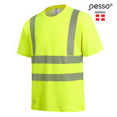 T-särk Pesso HVMCOT HI-VIS, kollane hind ja info | Tööriided | hansapost.ee