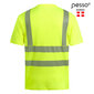 T-särk Pesso HVMCOT HI-VIS, kollane цена и информация | Tööriided | hansapost.ee