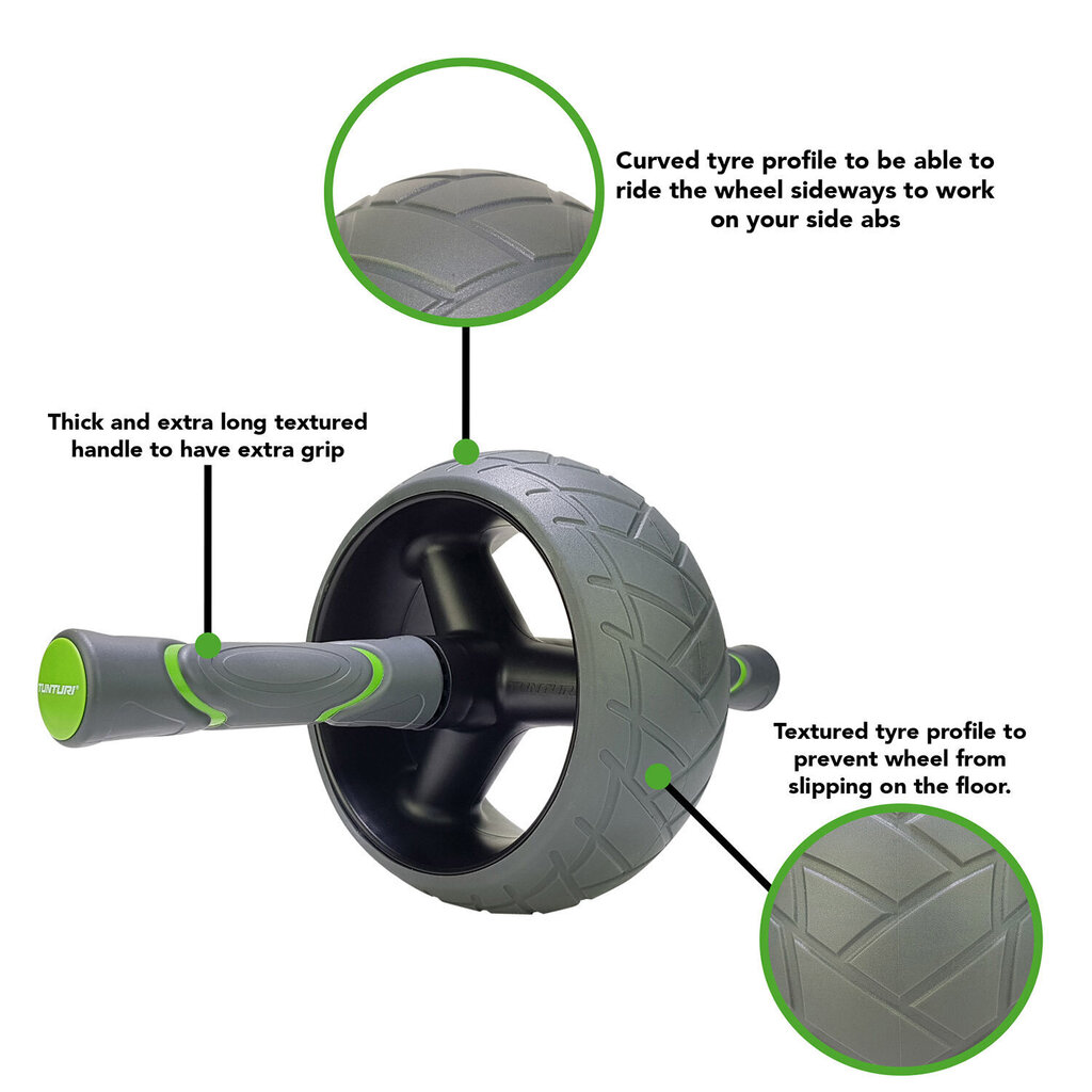 Võimlemisrull Tunturi цена и информация | Võimlemisrattad | hansapost.ee