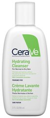 Puhastav näopesukreem CeraVe Hydrating Cleanser 88 ml hind ja info | Kehakreemid, kehaõlid ja losjoonid | hansapost.ee