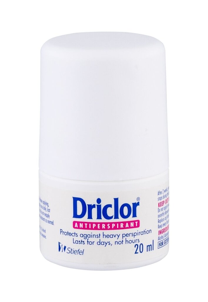 Rulldeodorand antiperspirant Driclor Solution 20 ml цена и информация | Deodorandid | hansapost.ee