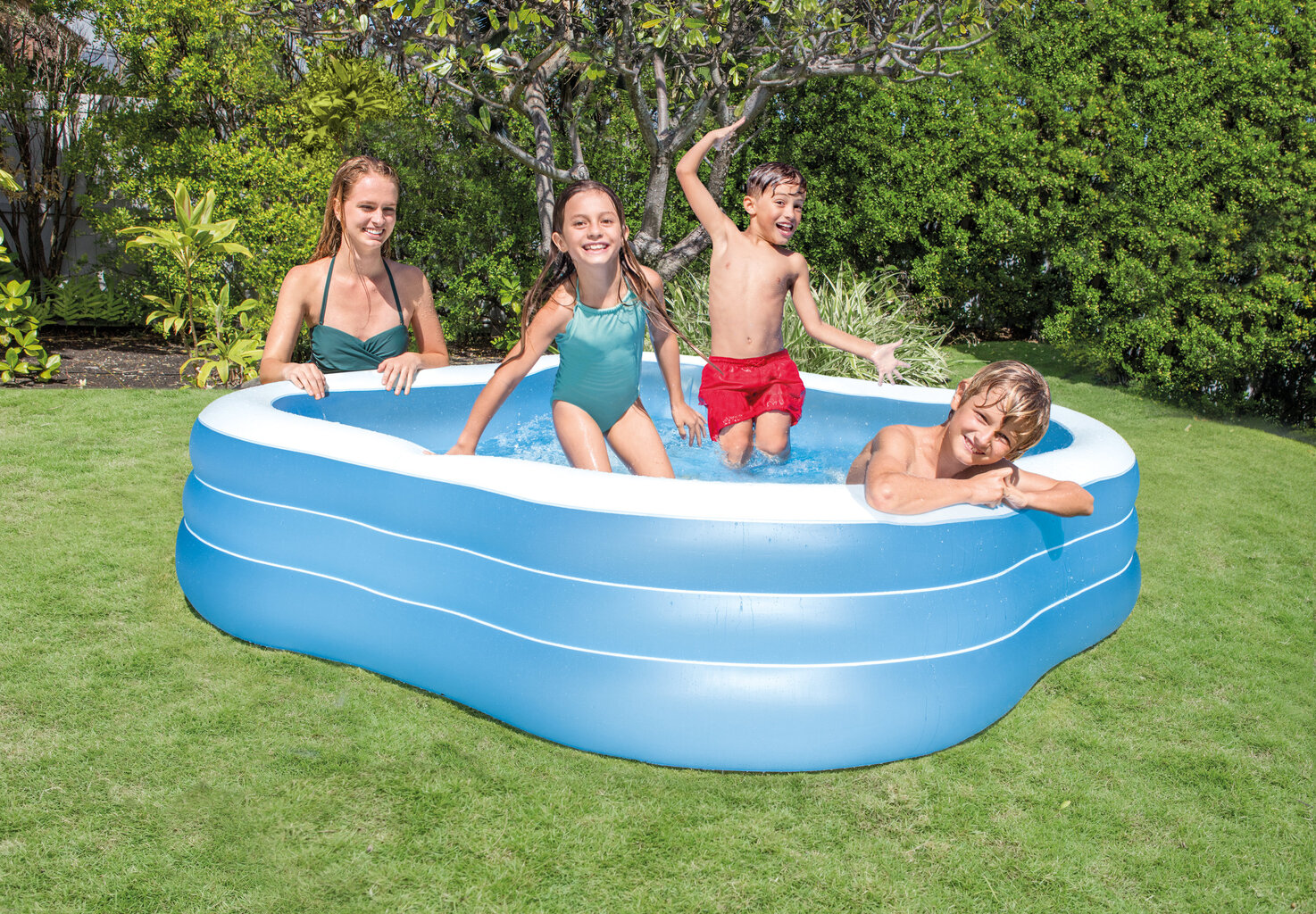 Täispuhutav bassein Intex Beach Wave Swim, 2,29 m цена и информация | Basseinid | hansapost.ee