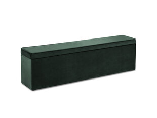 Пуф с ящиком для хранения вещей Milo Casa Bruno 160, темно-зеленый цена и информация | Кресла-мешки и пуфы | hansapost.ee