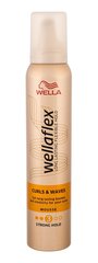 Wella Wella flex Curl & Waves (Mousse) 200 ml vahukõvendi lainelistele juustele цена и информация | Средства для укладки | hansapost.ee