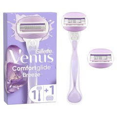 Raseerija ja 2 pead Gillette Venus ComfortGlide Breeze hind ja info | Raseerimisvahendid | hansapost.ee