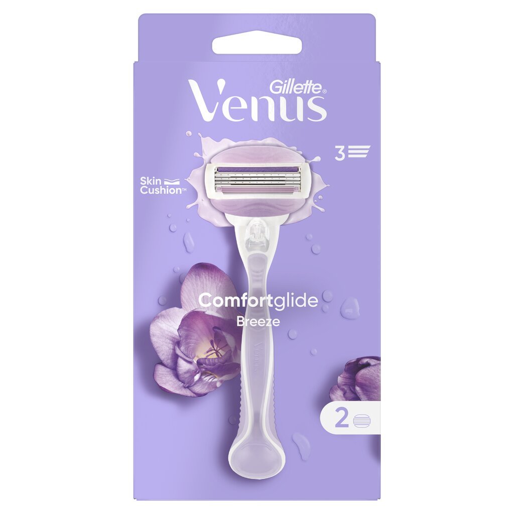 Raseerija ja 2 pead Gillette Venus ComfortGlide Breeze цена и информация | Raseerimisvahendid | hansapost.ee