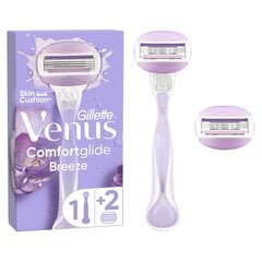 Raseerija ja 2 pead Gillette Venus ComfortGlide Breeze hind ja info | Raseerimisvahendid | hansapost.ee