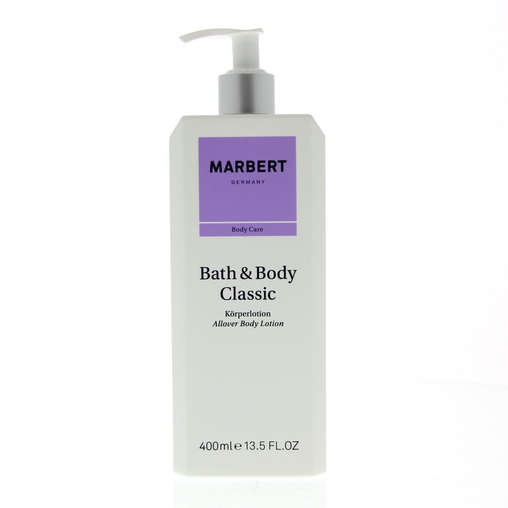 Marbert Bath & Body Classic ihupiim 400 ml hind ja info | Dušigeelid, õlid | hansapost.ee