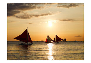 Fototapeet - sailing boats - sunset hind ja info | Fototapeedid | hansapost.ee