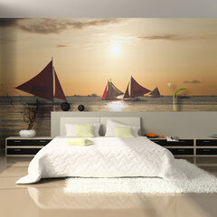 Fototapeet - sailing boats - sunset hind ja info | Fototapeedid | hansapost.ee