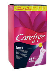 Pesukaitsmed Carefree Long, 40 tk hind ja info | Tampoonid, hügieenisidemed ja menstruaalanumad | hansapost.ee