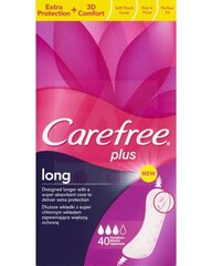 Pesukaitsmed Carefree Long, 40 tk hind ja info | Tampoonid, hügieenisidemed ja menstruaalanumad | hansapost.ee