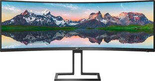 32:9 SuperWide curved LCD monitor PHILIPS 498P9/00 цена и информация | Мониторы | hansapost.ee