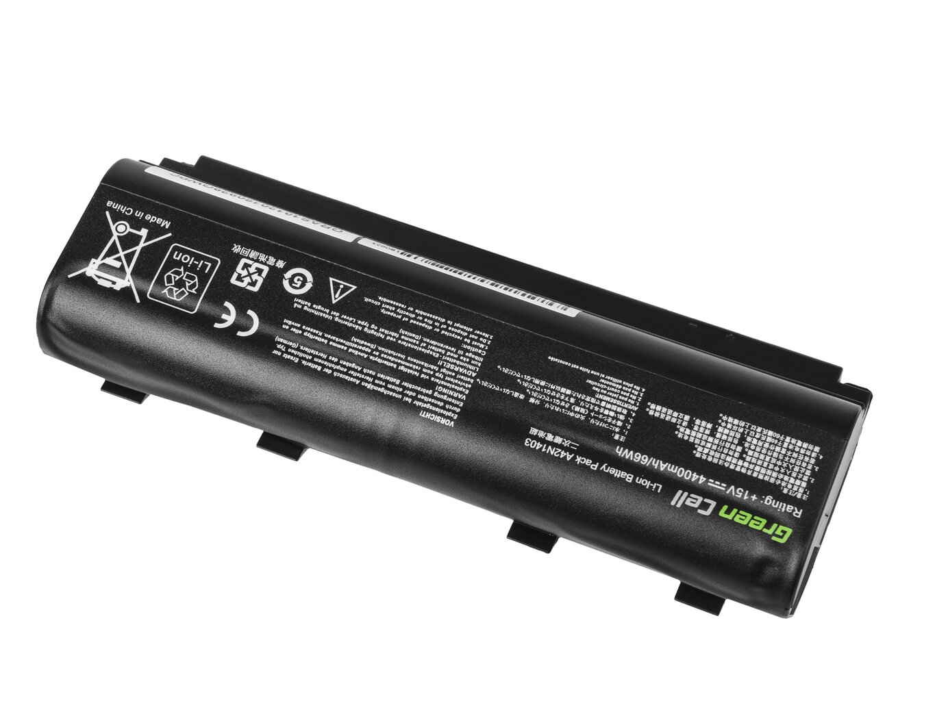 Green Cell Laptop Battery A42N1403 for Asus ROG G751 G751J G751JL G751JM G751JT G751JY hind ja info | Sülearvuti akud | hansapost.ee