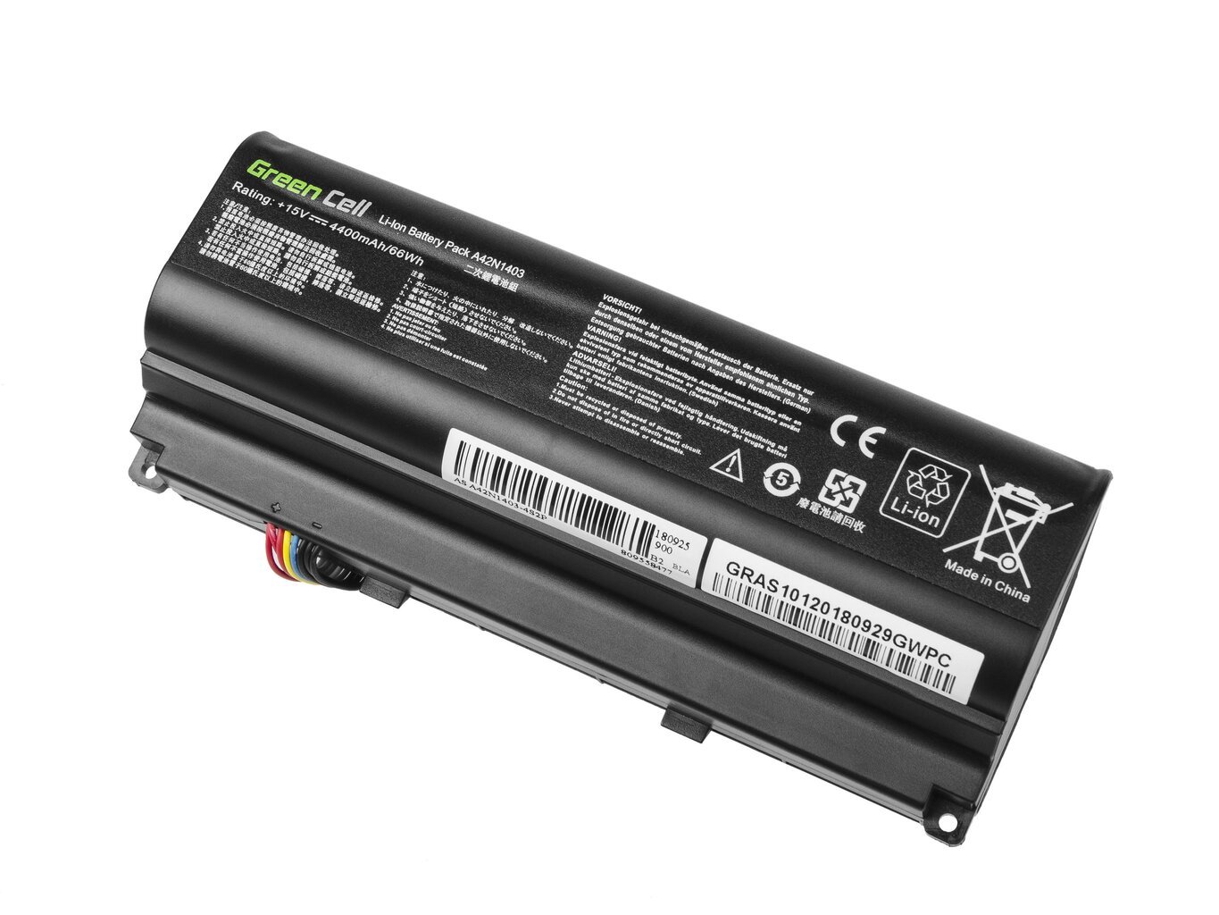 Green Cell Laptop Battery A42N1403 for Asus ROG G751 G751J G751JL G751JM G751JT G751JY hind ja info | Sülearvuti akud | hansapost.ee