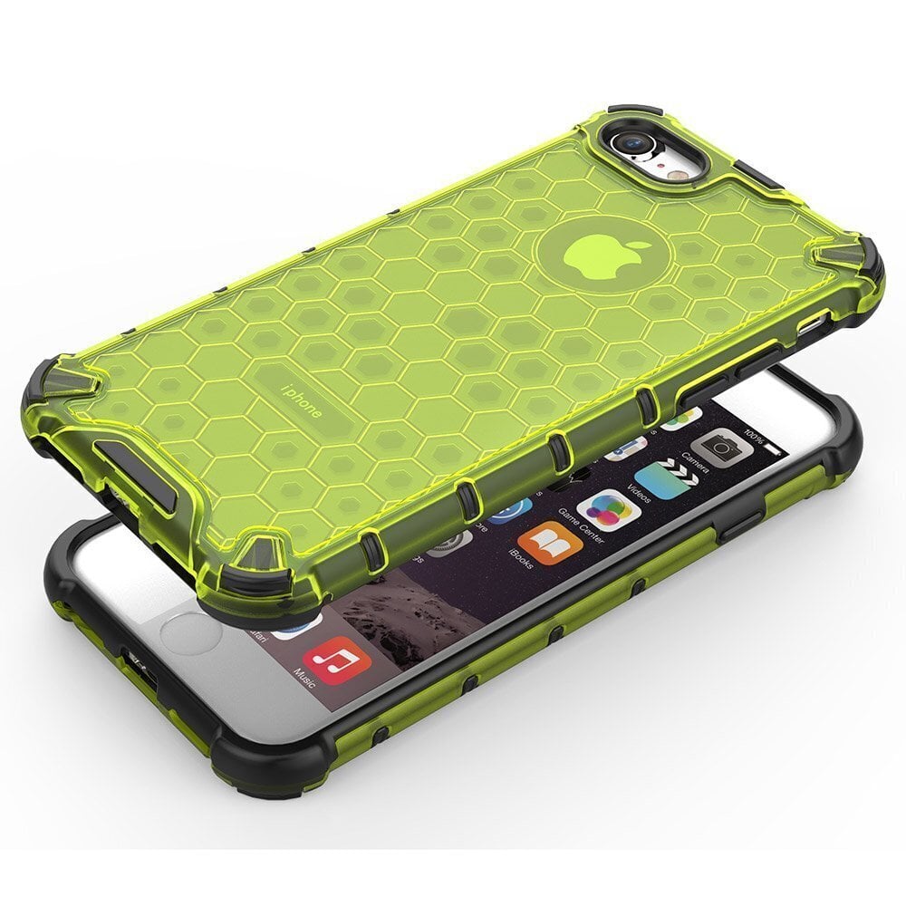 Telefoniümbris Honeycomb iPhone 8 / iPhone 7 läbipaistev hind ja info | Telefonide kaitsekaaned ja -ümbrised | hansapost.ee