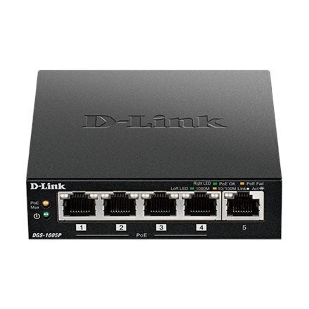 D-Link DGS-1005P/E hind ja info | Võrgulülitid | hansapost.ee