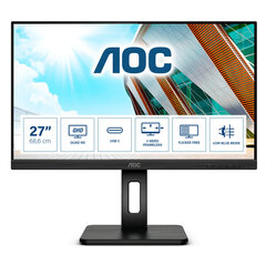 27" 2K Ultra HD LED monitor AOC P2 Q27P2CA hind ja info | Monitorid | hansapost.ee