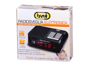 Радио-будильник часы Trevi RC827D белого цвета цена и информация | Радиоприемники и будильники | hansapost.ee