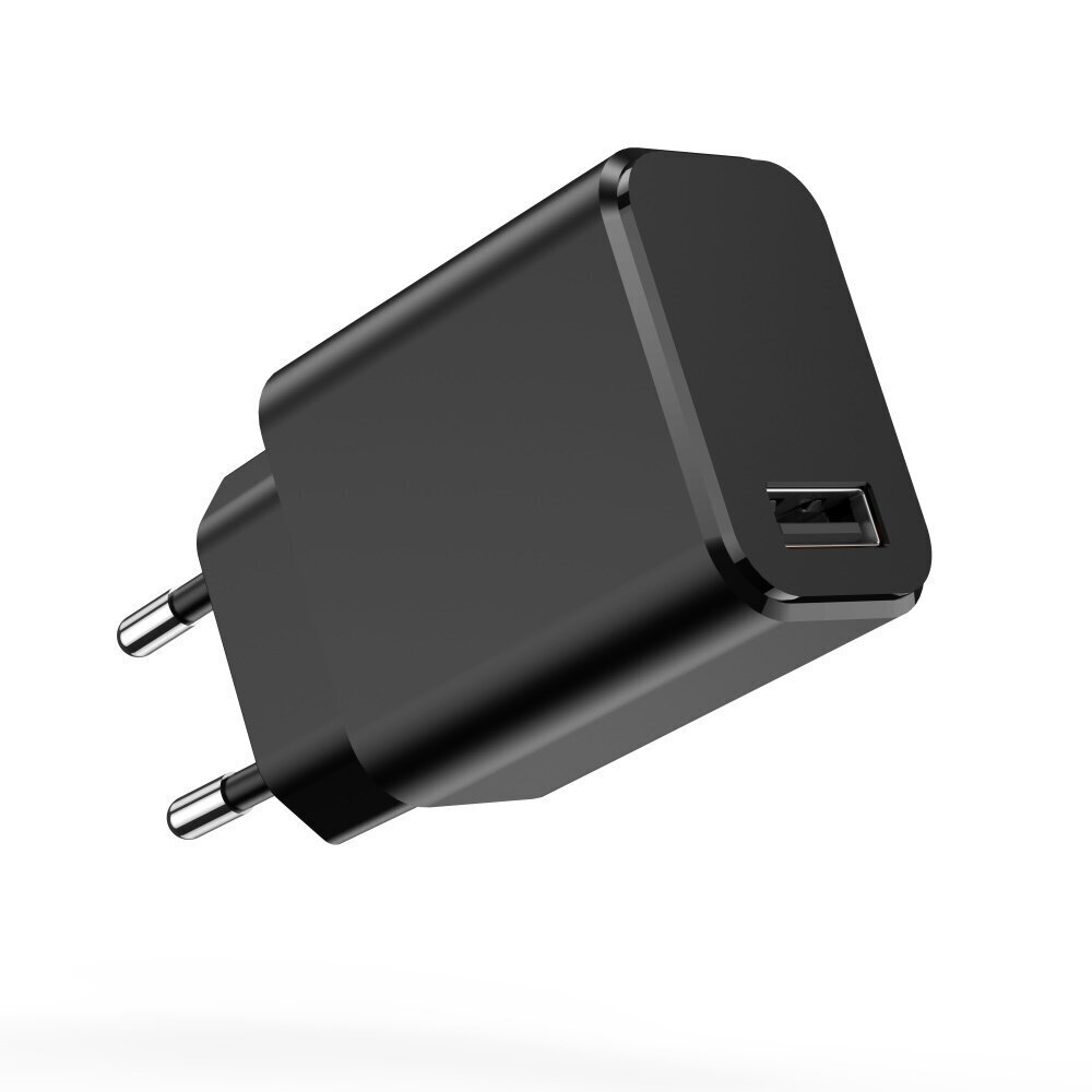 Setty charger 1x USB 3A black + microUSB cable 1,0 m цена и информация | Laadijad mobiiltelefonidele | hansapost.ee