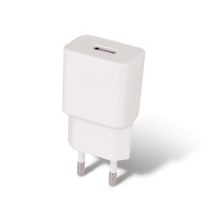 Setty charger 1x USB 2,4A white + Lightning cable 1,0 m NEW цена и информация | Зарядные устройства для телефонов | hansapost.ee