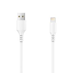 Setty charger 1x USB 2,4A white + Lightning cable 1,0 m NEW hind ja info | Laadijad mobiiltelefonidele | hansapost.ee