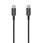 Setty cable USB-C - USB-C 1,0 m 3A black hind ja info | Mobiiltelefonide kaablid | hansapost.ee