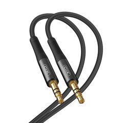 XO cable audio NB-R175B jack 3,5mm - jack 3,5mm 2,0 m black hind ja info | Mobiiltelefonide kaablid | hansapost.ee