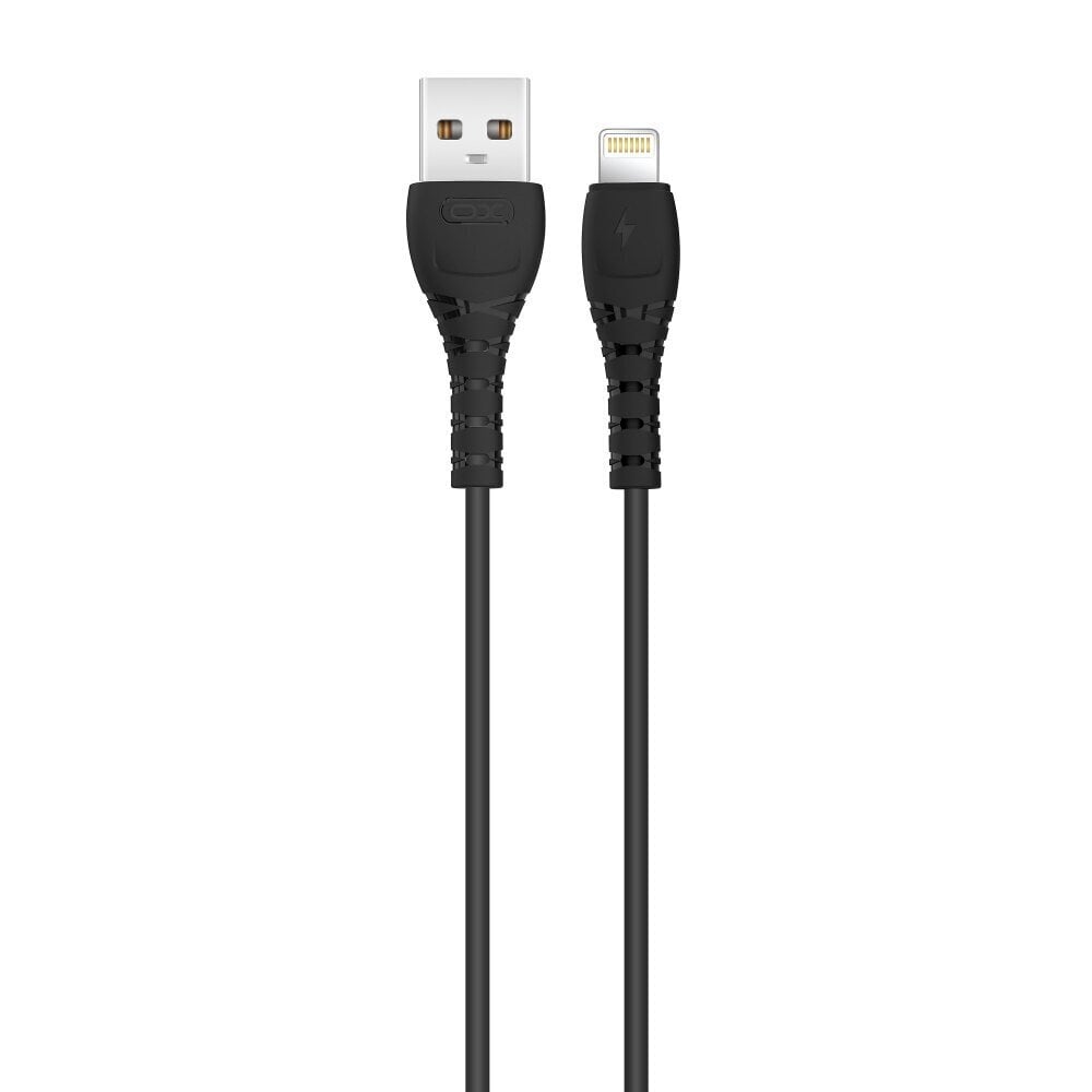 XO cable NB-Q165 USB - Lightning 1,0m 3A black hind ja info | Mobiiltelefonide kaablid | hansapost.ee