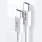 XO cable NB-Q190B USB-C - USB-C 2,0m 60W white hind ja info | Mobiiltelefonide kaablid | hansapost.ee