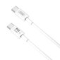 XO cable NB-Q190B USB-C - USB-C 2,0m 60W white hind ja info | Mobiiltelefonide kaablid | hansapost.ee