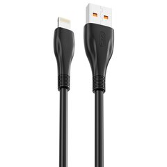 XO cable NB185 USB - Lightning 1,0m 6A black hind ja info | Mobiiltelefonide kaablid | hansapost.ee