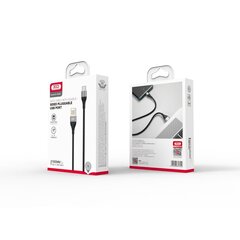 XO cable NB188 USB - USB-C 2.4A 1,0m gray double-sided USB hind ja info | Mobiiltelefonide kaablid | hansapost.ee