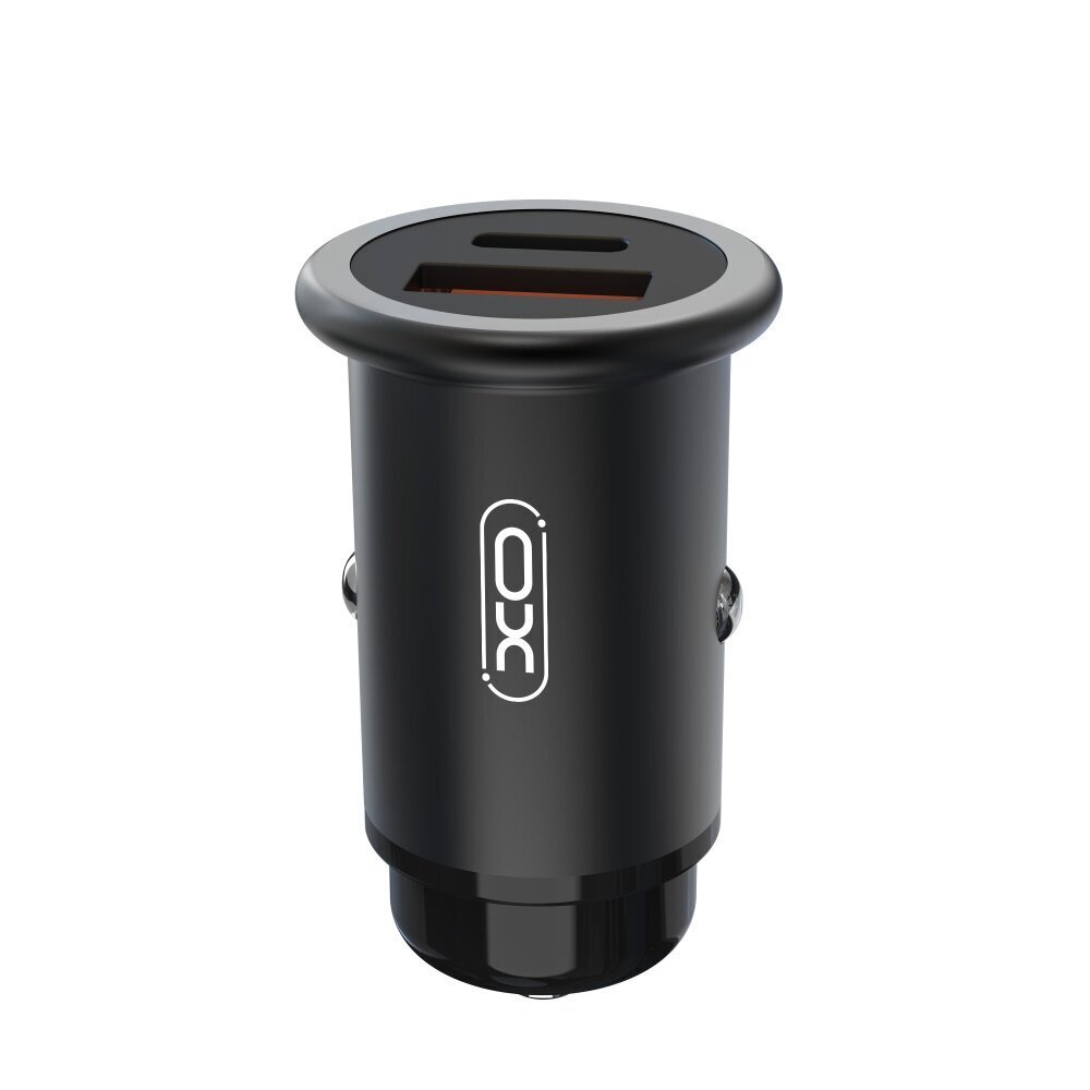 XO car charger CC38 PD QC 3.0 20W 1X USB 1x USB-C black цена и информация | Laadijad mobiiltelefonidele | hansapost.ee