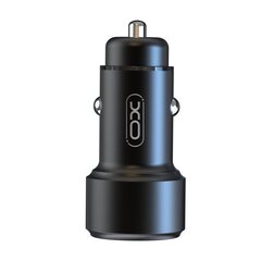 Автомобильное зарядное устройство XO CC42 PD QC 3.0 38W 1x USB 1x USB-C, черное цена и информация | Зарядные устройства для телефонов | hansapost.ee