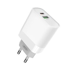 XO wall charger L64 PD QC 3.0 18W 1x USB 1x USB-C white hind ja info | Laadijad mobiiltelefonidele | hansapost.ee
