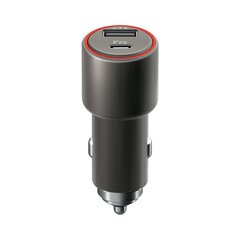 Автомобильное зарядное устройство Forever Core PD+ 1x USB 1x USB-C 2,4A 30Вт, серое цена и информация | Зарядные устройства для телефонов | hansapost.ee