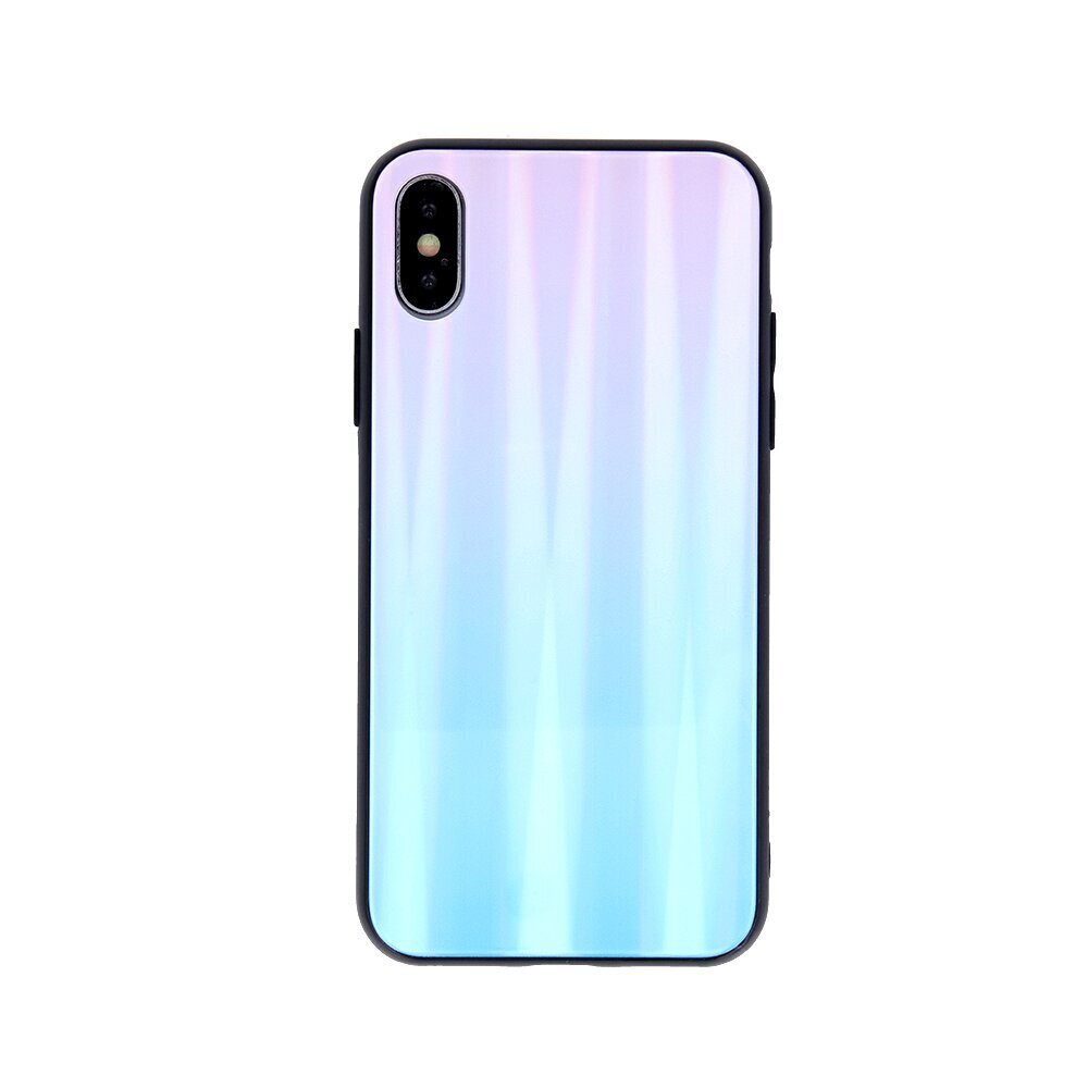 Aurora Glass case for Samsung Galaxy A22 4G blue-pink цена и информация | Telefonide kaitsekaaned ja -ümbrised | hansapost.ee