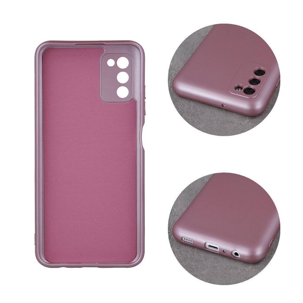 Metallic case for Samsung Galaxy S22 pink hind ja info | Telefonide kaitsekaaned ja -ümbrised | hansapost.ee