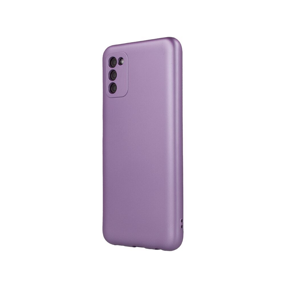 Metallic case for Samsung Galaxy A03S violet цена и информация | Telefonide kaitsekaaned ja -ümbrised | hansapost.ee