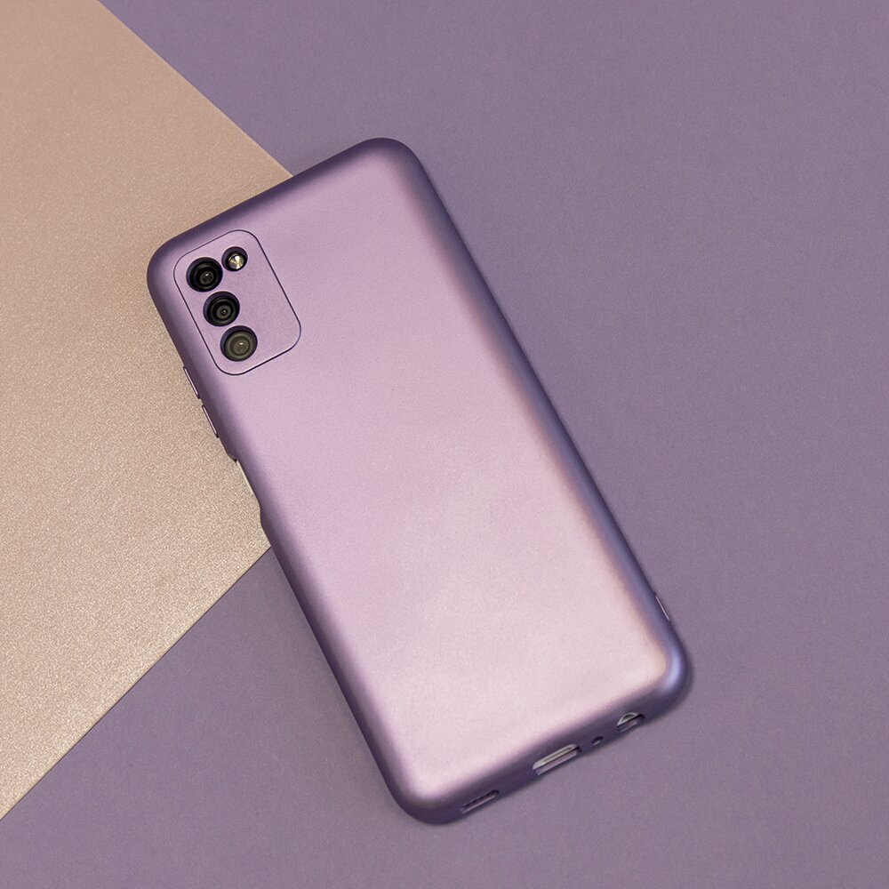 Metallic case for Samsung Galaxy A03S violet hind ja info | Telefonide kaitsekaaned ja -ümbrised | hansapost.ee