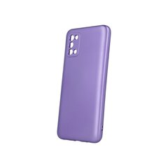 Metallic case for Samsung Galaxy A03S violet цена и информация | Чехлы для телефонов | hansapost.ee