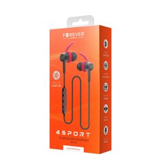 Bluetooth earphones Forever 4Sport BSH-400 red цена и информация | Наушники | hansapost.ee