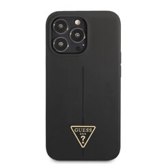 Guess Silicone Line Triangle Case for iPhone 13 Pro Black цена и информация | Чехлы для телефонов | hansapost.ee