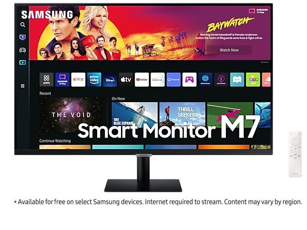 32" 4K UHD Smart Monitor M7 nutiteleri funktsionaalsusega Samsung LS32BM700UUXEN цена и информация | Monitorid | hansapost.ee