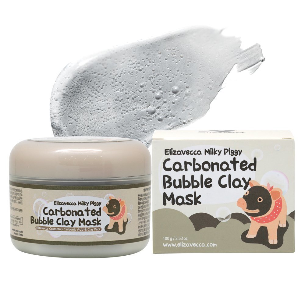 Elizavecca Milky Piggy Carbonated Bubble Clay Vahutav savimask 100 g цена и информация | Näomaskid ja silmamaskid | hansapost.ee