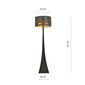 Emibig põrandalamp Estrella LP1 Black/Gold hind ja info | Põrandalambid | hansapost.ee