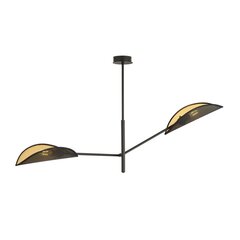 Emibig светильник Vene 2 Black/Gold цена и информация | Потолочный светильник, 38 x 38 x 24 см | hansapost.ee