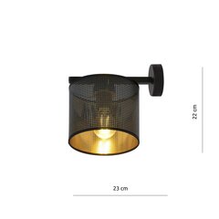Настенный светильник Emibig Jordan K1 Black/Gold цена и информация | Настенные светильники | hansapost.ee